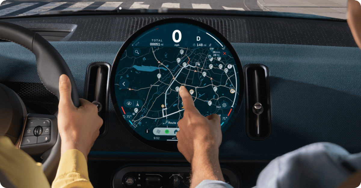 2026 MINI Cooper Circular OLED Display