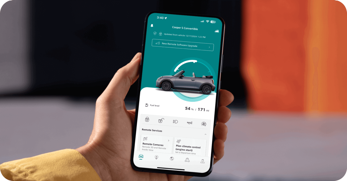 MINI Cooper Convertible Technology