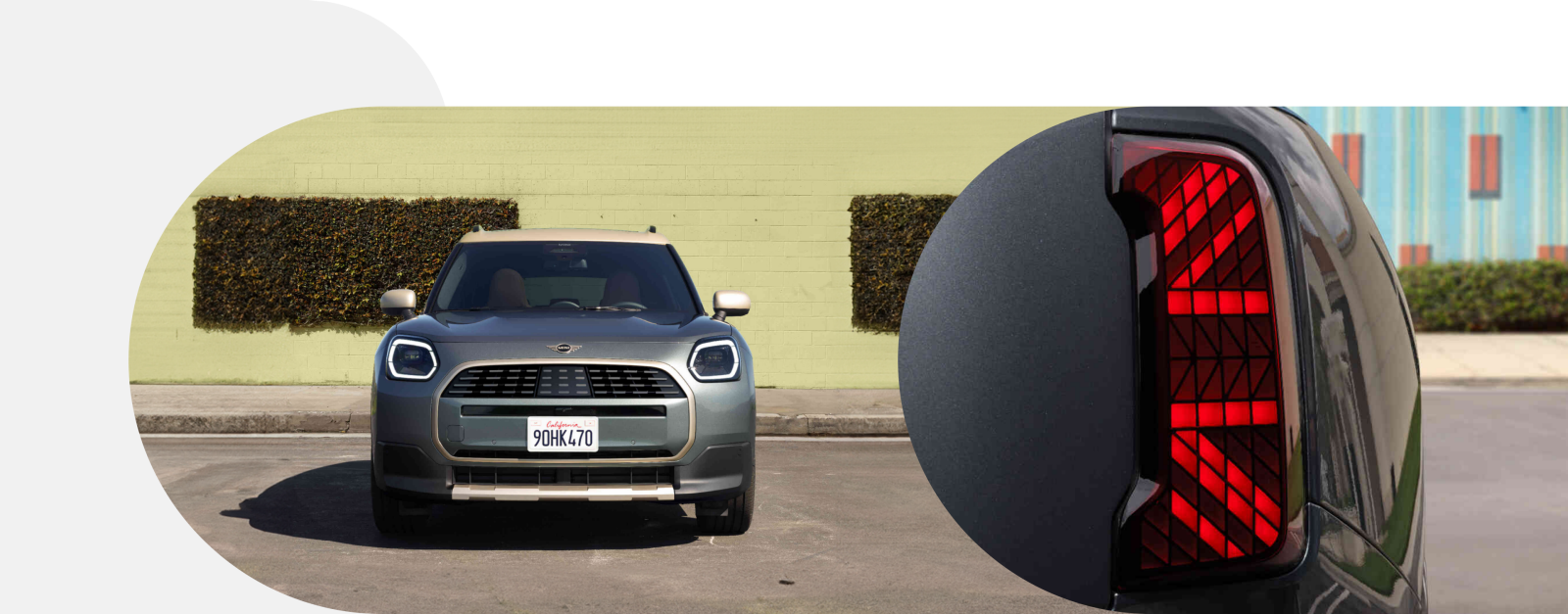 Front view of the all-new 2025 All-Electric MINI Countryman S ALL4 near Tampa