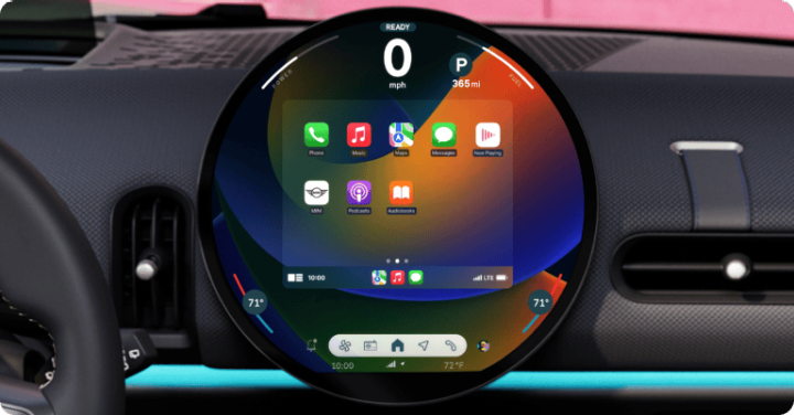 2026 MINI Cooper Circular OLED Display